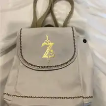 Collectible‎ Piece Danielle Nicole Cream Backpack with Gold Hardware