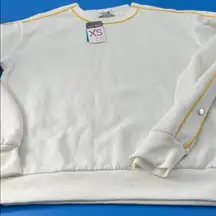 Primark White Top with Yellow Accents