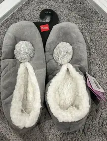 Hanes Grey Slipper Sock Slippers