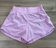 Lululemon Hotty Hot High-Rise Lined Short 4" Light Pink Women Size 6