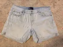 BOGO!! GAP Denim 5” Light Wash Jean Shorts with Cuffed/Frayed Hem