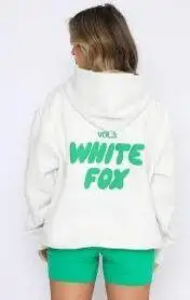 white fox sweatshirt