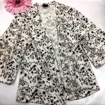 Urban Outfitters Sparkle & Fade Floral Open Cardigan