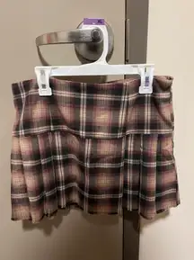 Plaid Mini Skirt