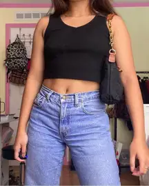 vintage y2k black shoulder bag