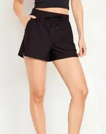 OLD NAVY ACTIVE Womens Size 3X High-Waisted PowerSoft Black Shorts 3" inseam NWT