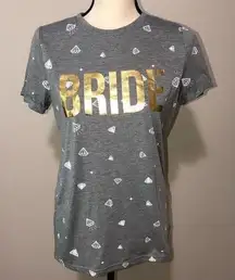 Bride Gray T-Shirt SZ M Modern Lux