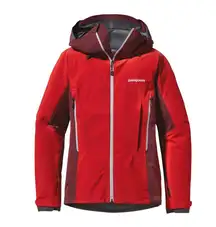 NWT Patagonia French Red Super Alpine Rain Shell Jacket XS Gorertex Pro Womens