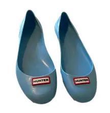 Hunter Romilly powder blue ballet flats sz 7/ 36