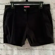 Isaac Mizrahi New York Black Chino Shorts 5”‎ Inseam Size 8