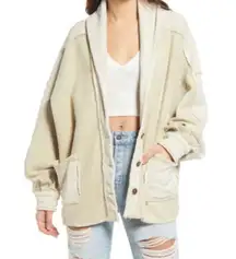 Free People JORDAN JACKET IN WASHED MUSLIN Size M