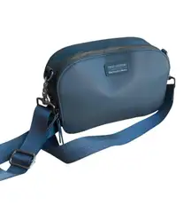 TwelveLittle Companion Crossbody Blue Vegan Leather Small Diaper Bag Purse GUC