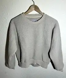 Everlane‎ Fleece Beige Sweater Size XS