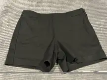 Lilly Pulitzer Sloane Shorts 4.5" Side Zip Black Women’s 6