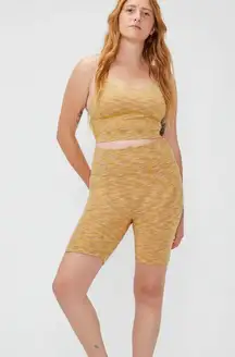 NWT Outdoor Voices Freeform Flow 7 Inch Bike Short in Color Sunset Heathered