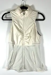 Lululemon Vest Jacket Womens Size 6 Packable Hood Full‎ Zip Running Hiking Gym