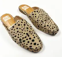 DV by Dolce Vit Dolce Vita DV8 Mules Womens 8.5 Cheetah Print Slip On Loafer Flats