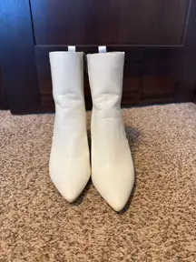 White Booties These Three Boutique