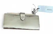 Metallic Shimmer Leather Wallet