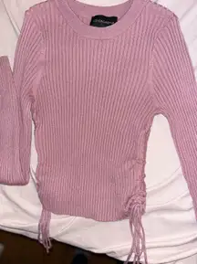 Pink Sweater Shirt