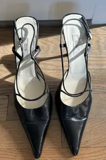 Authentic Vintage Prada Strappy Kitten Heels