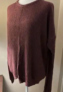 Brandy Melville Plum Knit Sweater