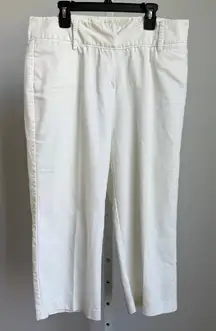 Zac & Rachel‎ sz 8 white capri pants