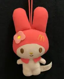 My Melody Japanese McDonald’s dangle plush toy NWT