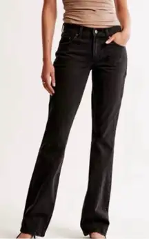 Abercrombie & Fitch The Boot Low Rise Denim Jean Black Size 29S