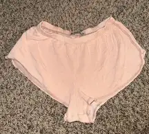 PULL AND BEAR lounge pink shorts