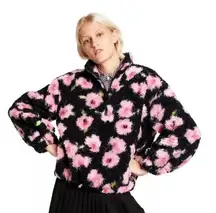 Sandy Liang for Target XS Floral Sherpa Jacket