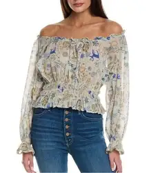 Mother The Doll Face Boho Peasant Cotton Blouse