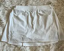 Polo Ralph Lauren RLX Women's Performance Skirt-White- xs pockets Skort