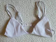 Source Unknown Soft White Triangle Bralette