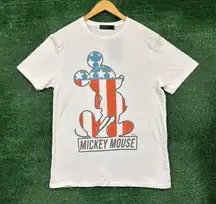 Junk Food Fourth of July Mickey Mouse T-Shirt Size Medium