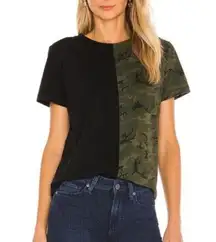 n:PHILANTHROPY Camouflage Black and Green Short Sleeve Tee