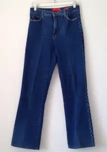 FINAL MARKDOWN Ladies' NYDJ Embellished Tummy Tuck Jeans 8