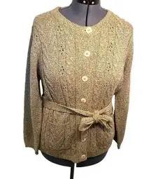 Carol Rose Cardigan Sweater Beige