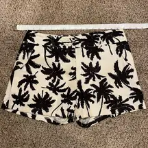 Freeway Palm Tree Print Lined Shorts