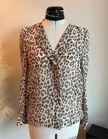 Storets long sleeve leopard top