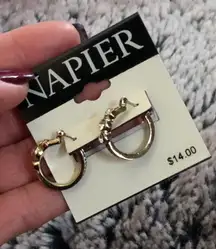 New Earrings Gold Little Hoops 