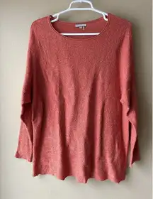 Peruvian Connection Textured Salmon Sweater Women's Size XS/S