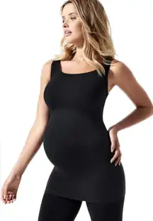 BLANQI Everyday Maternity Belly Support Tank Top Black Large