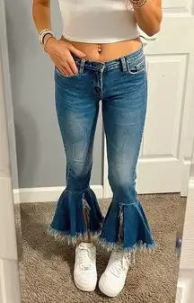 Blank NYC Lowrise Bell Bottom Flare Jeans