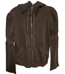 Vintage Juicy Couture Flying Skull Zip Hoodie - Large - Rare