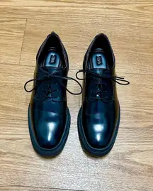 ZARA chunky platform Derby shoes