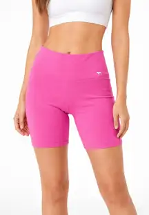 Victoria’s Secret PINK Hot Pink Yoga Shorts 5” Inseam Size S