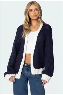 Edikted knit open front sweater 