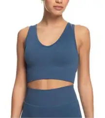 NWT ROXY Chill Out Seamless V Neck Sport Bra M/L