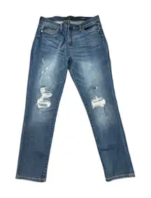 Judy Blue Women's Distressed Boyfriend Fit Jeans Blue Size 13 31